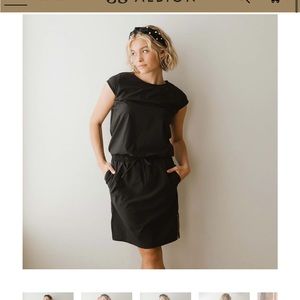 Albion Going Places Dress Black